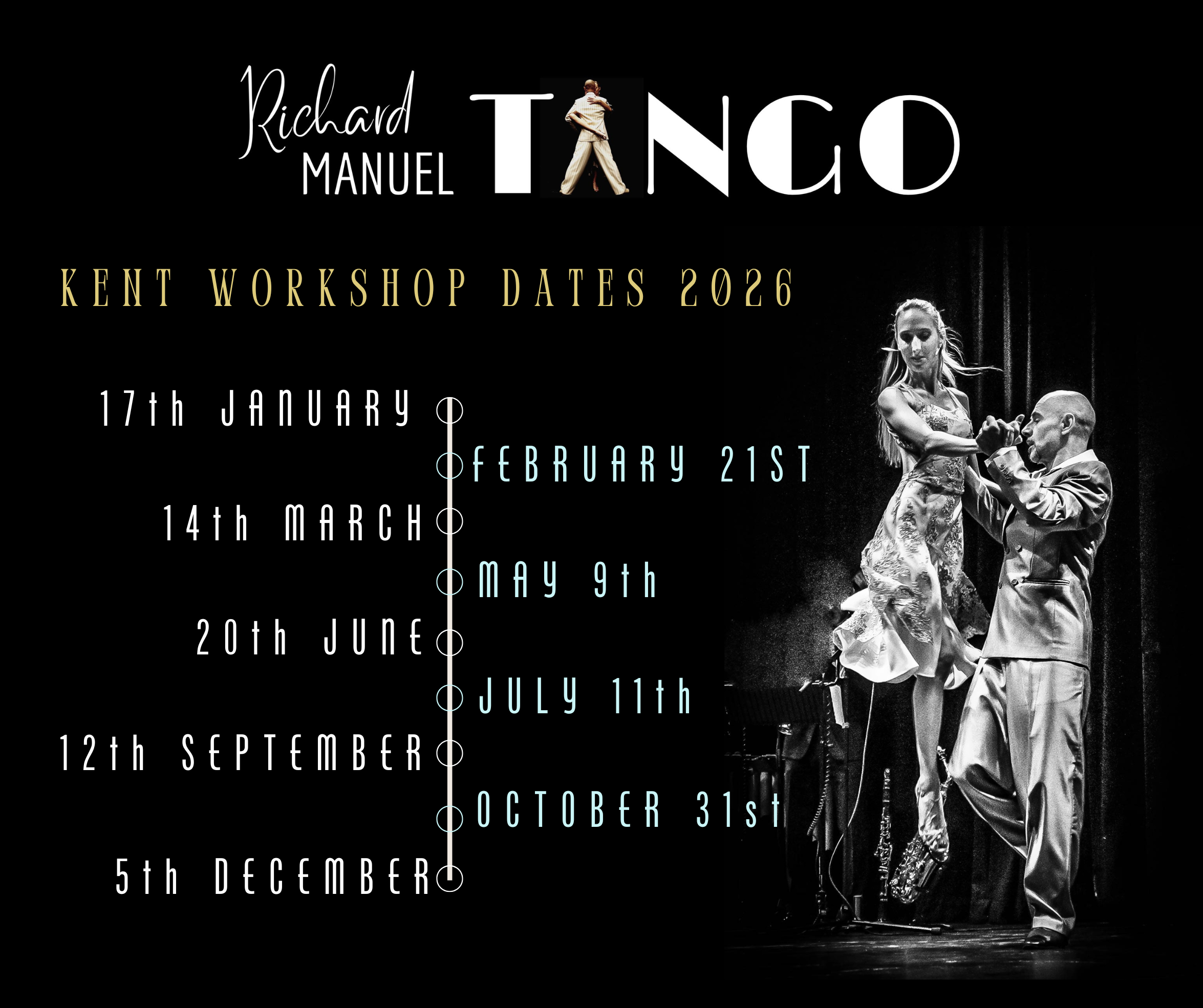 Argentine Tango Workshops Kent Richard Manuel